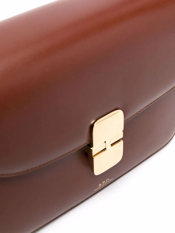 Grace Leather Flap Small Shoulder Bag - Image 5