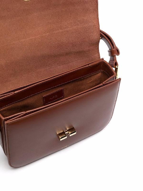 Grace Leather Flap Small Shoulder Bag - Image 6