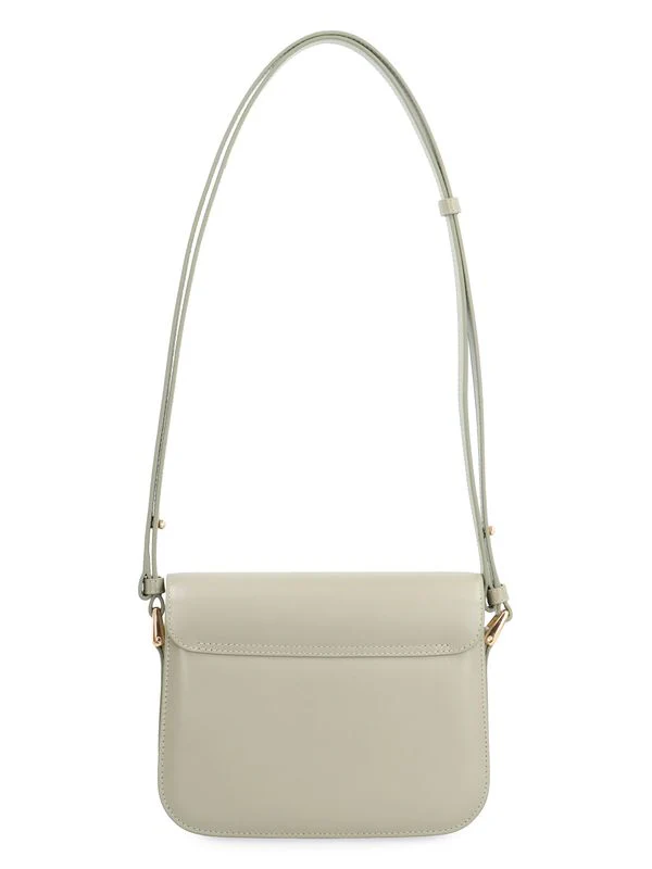 Grace Logo Leather Shoulder Bag - Image 3