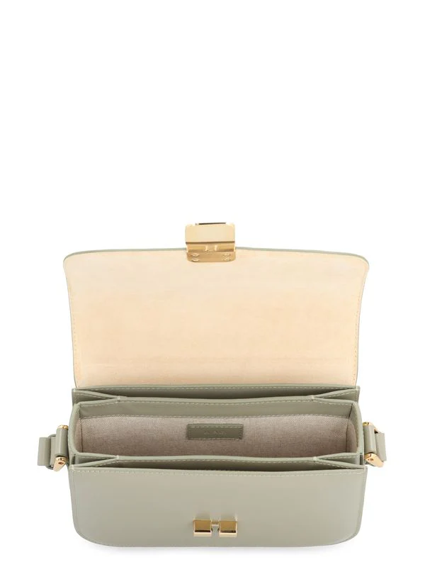 Grace Logo Leather Shoulder Bag - Image 4