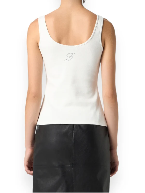 Cutout Bow Detail Sleeveless Top - Image 4