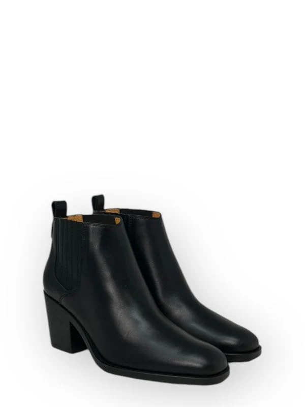 Black Leather Chelsea Boots - Image 2