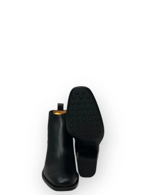 Black Leather Chelsea Boots - Image 4