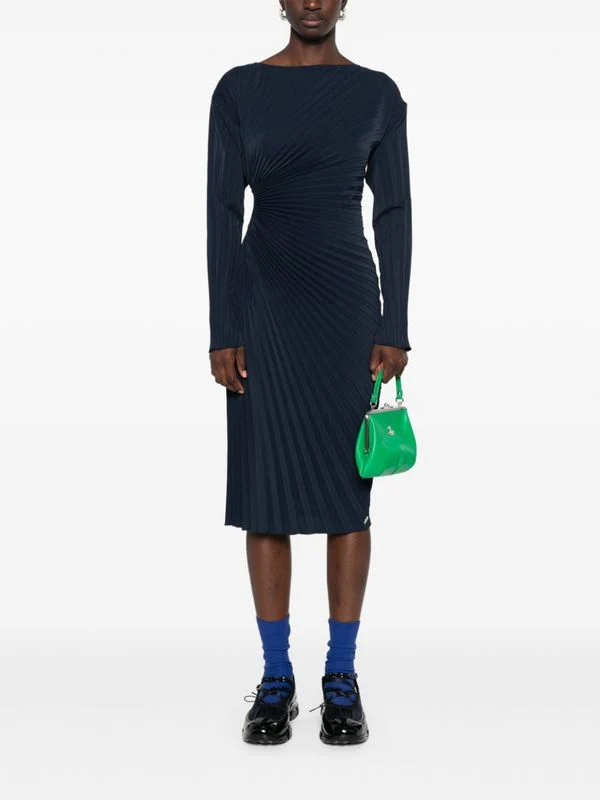 Cutout Detail Pleated Dress - Image 2
