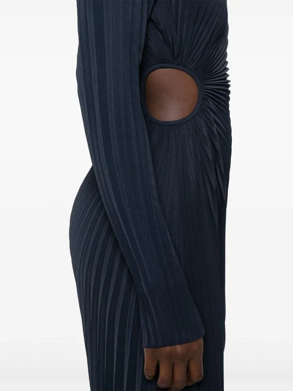 Cutout Detail Pleated Dress - Image 5