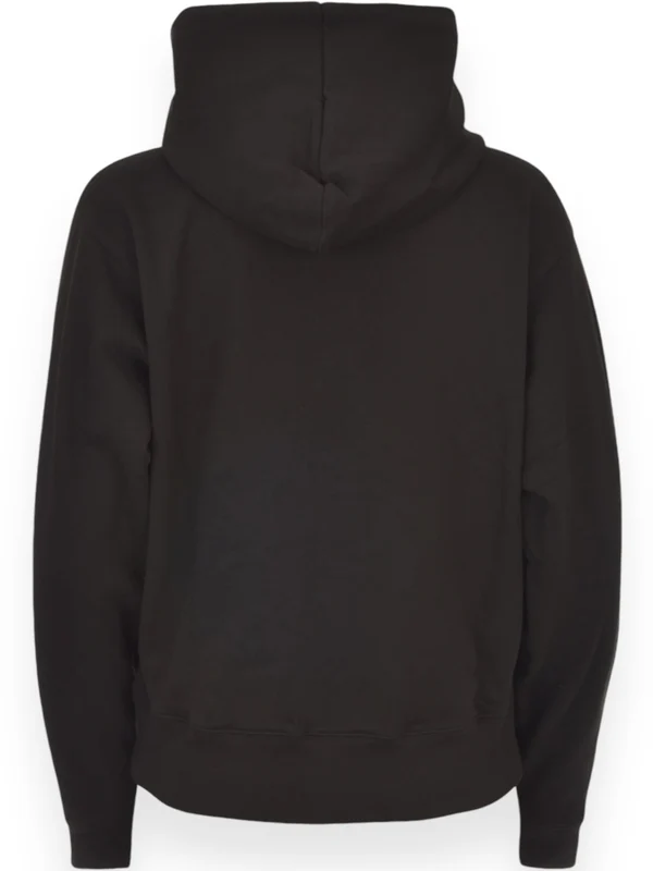 Logo Embroidery Cotton Hoodie - Image 2