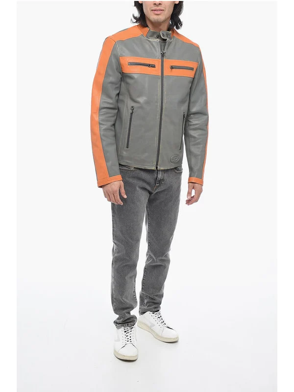 L Muse Racer Leather Jacket - Image 4