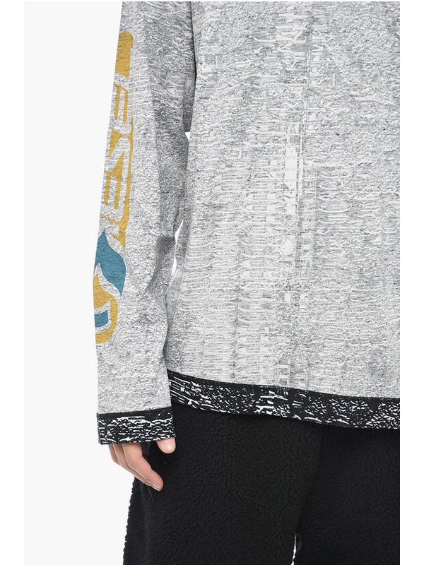 Printing Detail Long-Sleeve Top - Image 3