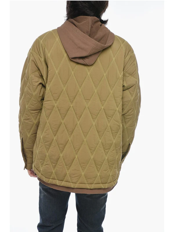 J Romeo Quilted Hoodie Jacket - Image 2
