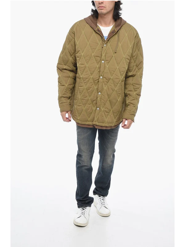 J Romeo Quilted Hoodie Jacket - Image 4