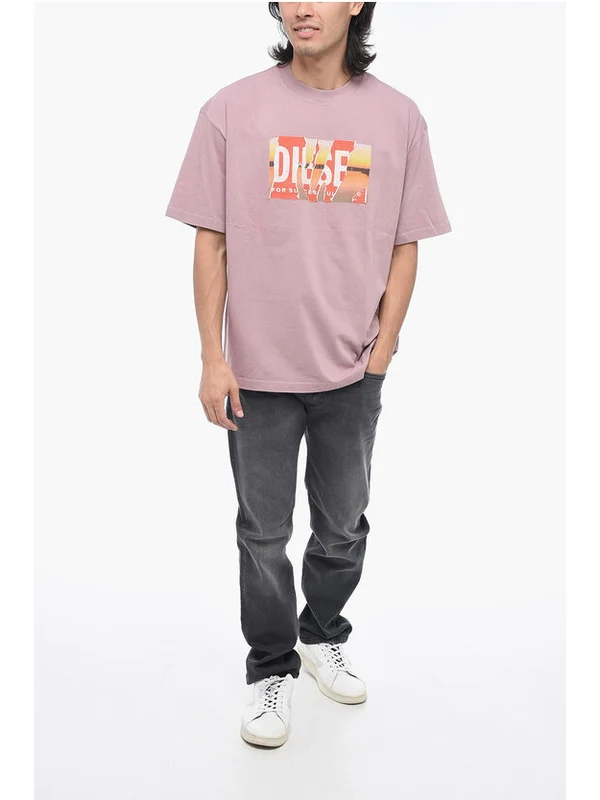Logo Printing Cotton T-Shirt - Image 4