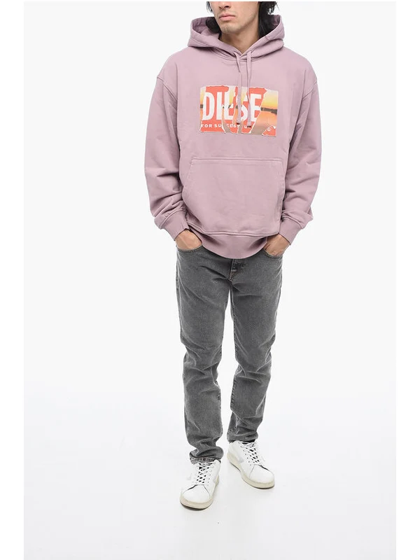 Logo Printing Cotton Hoodie - Image 4