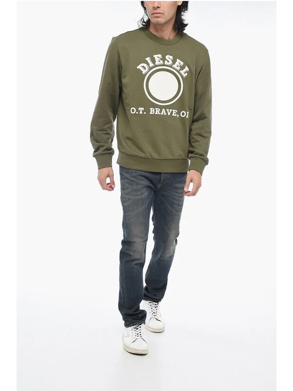 Logo Printing Cotton Sweatshirt - Image 4