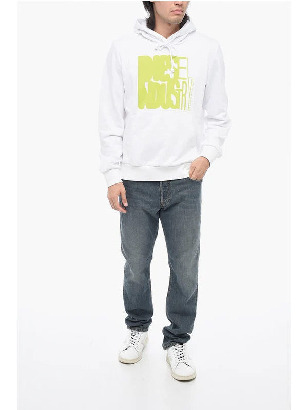 Graphic Printing Cotton Hoodie - Image 4