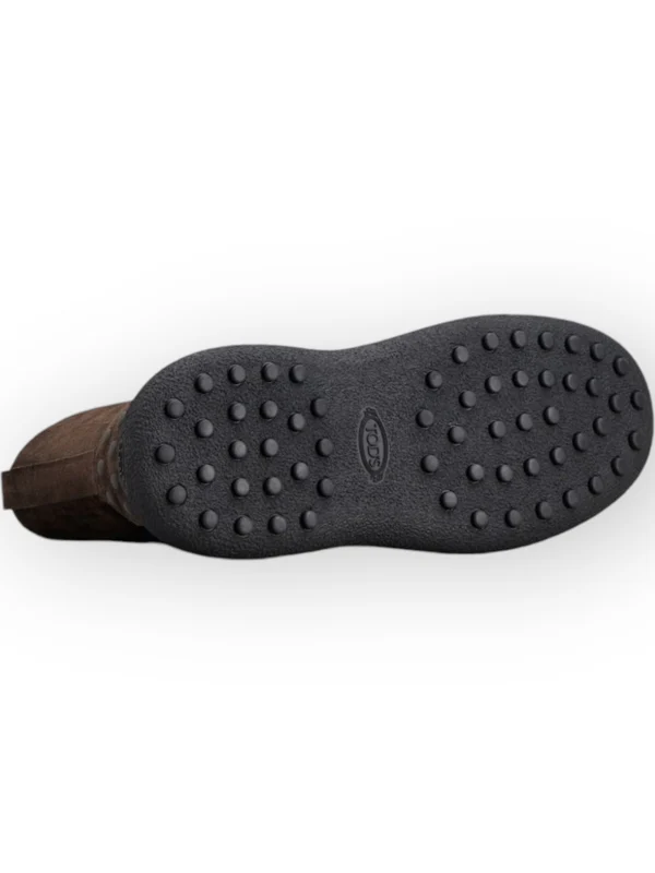 Pebble Tab Suede Lace-Up Boots - Image 4