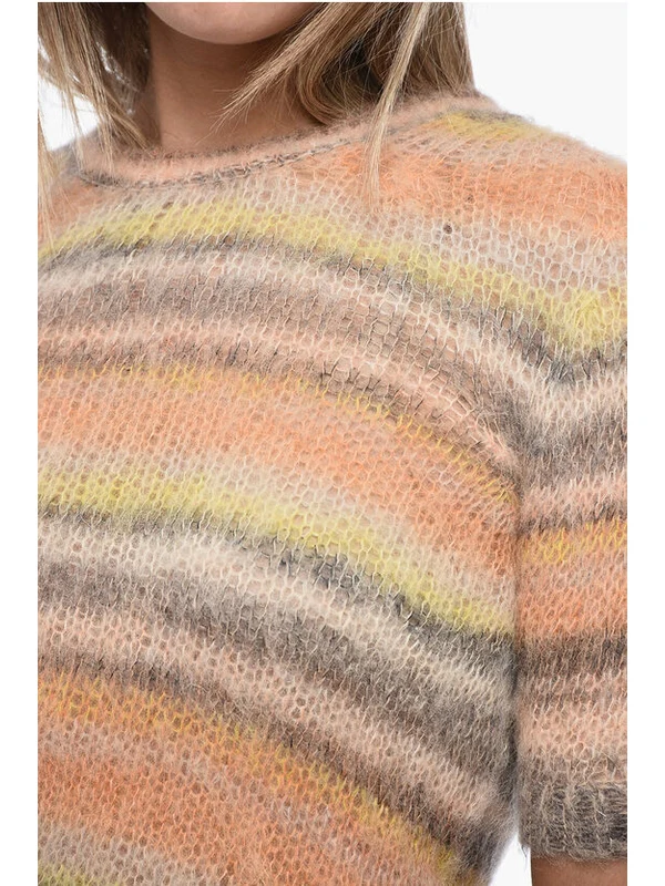 M Icaela Stripe Mohair Knit - Image 3
