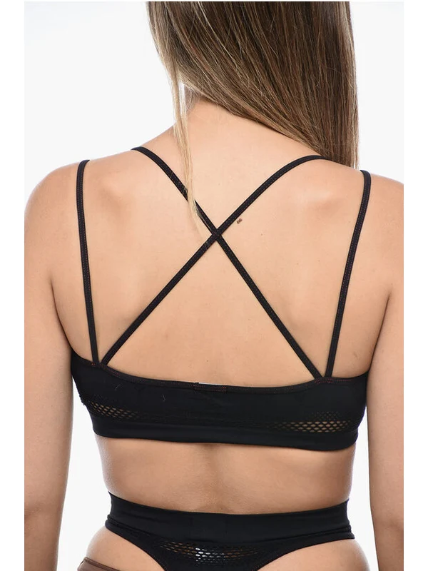 LOLLIE Bra with Lace-Up Detail Stocking - Image 2
