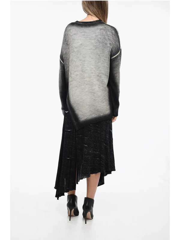 Gradient Effect Wool Dress - Image 2