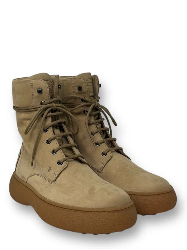 Gommino Suede Lace-Up Ankle Boots - Image 2