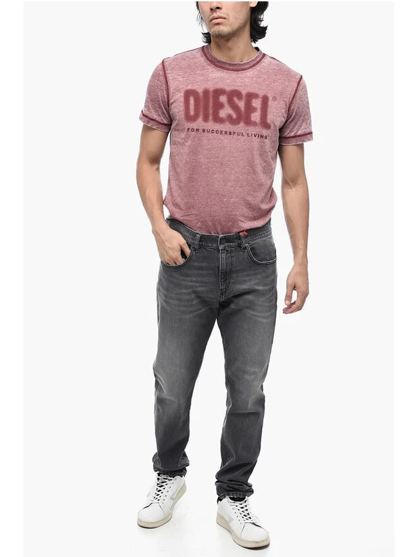 D Struct Distressed Denim Pants - Image 4