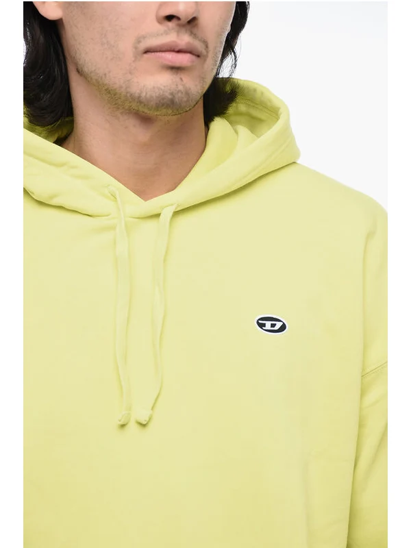 Logo Detail Cotton Hoodie - Image 3