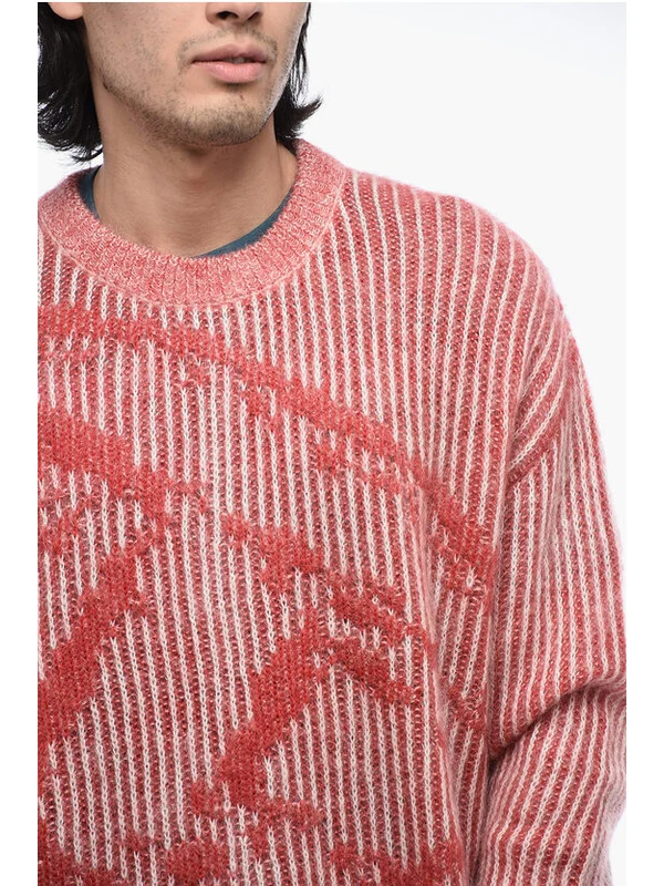 Logo Jacquard Stripe Detail Knit - Image 3