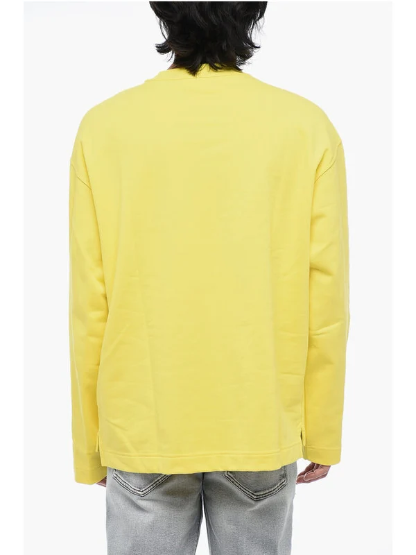 Logo Detail Cotton Long-Sleeve Top - Image 2