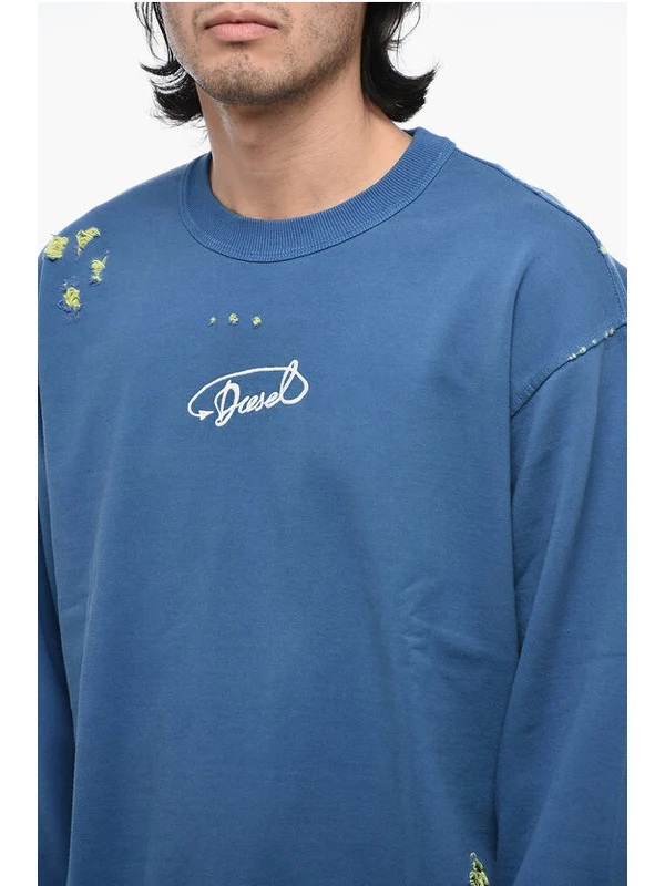 Distressed Detail Sweatshirt - Image 3