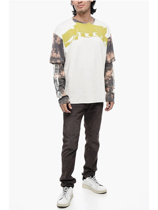 Tie-Dye Printing Long-Sleeve Top - Image 4