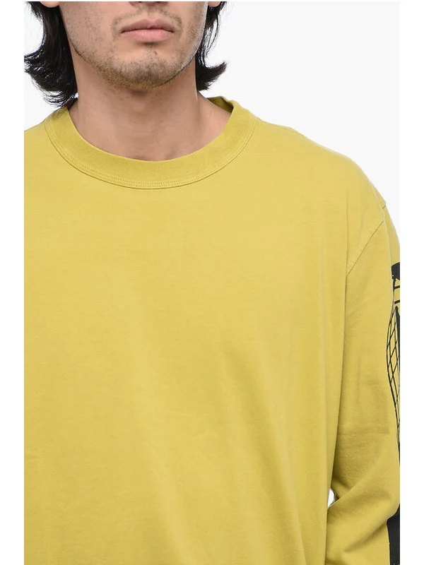 T Crane Printing Long-Sleeve Top - Image 3
