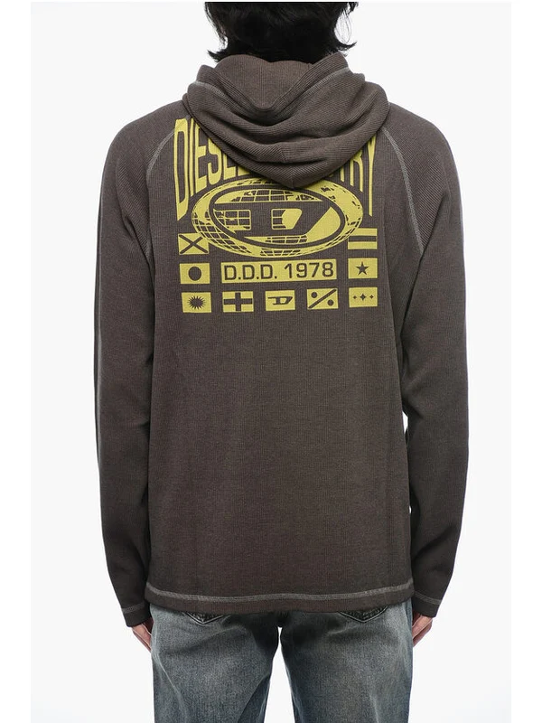 Logo Printing Cotton Hoodie - Image 2