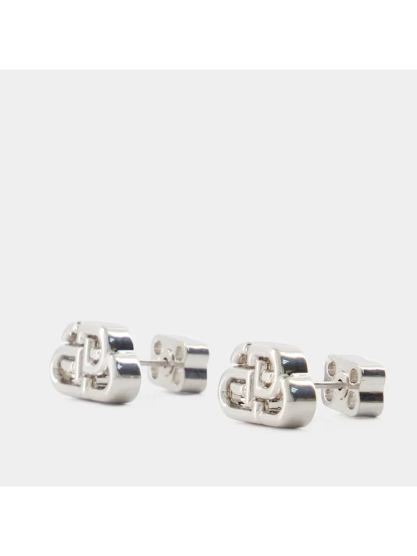 Balenciaga Silver Earrings - Image 2