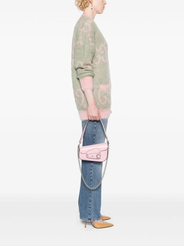 Gucci Horsebit 1955 Mini Pink Crossbody & Shoulder Bags - Image 2