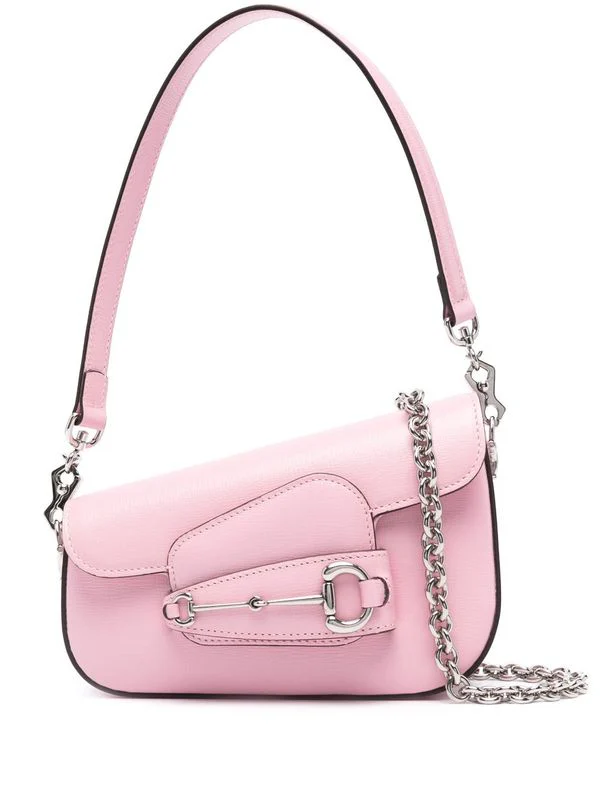Gucci Horsebit 1955 Mini Pink Crossbody & Shoulder Bags - Image 5