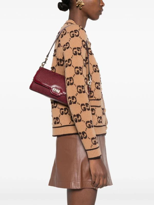 Gucci Luce Small Burgundy Crossbody & Shoulder Bags - Image 2