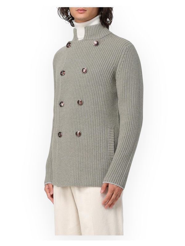 Double Wool Blend Cardigan - Image 4