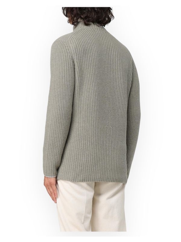 Double Wool Blend Cardigan - Image 5