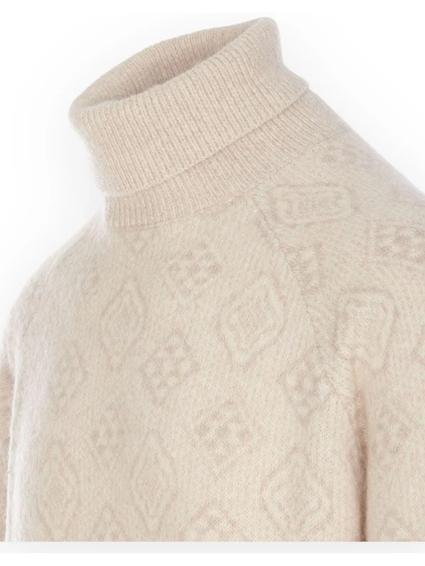 High Neck Alpaca Blend Knit - Image 4