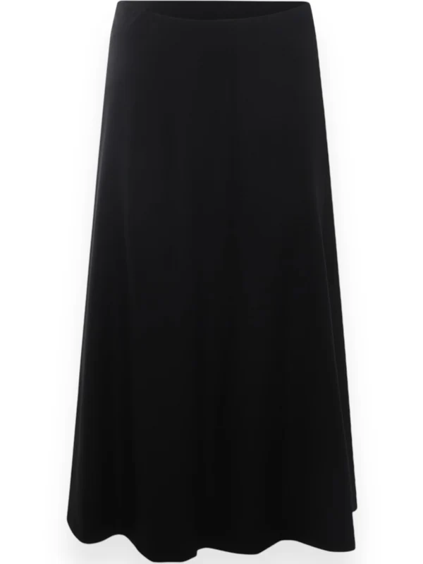 Flare Virgin Wool Midi Skirt - Image 4