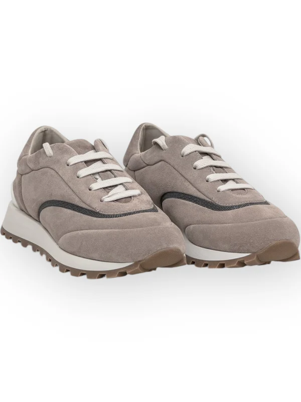 Suede Low-Top Sneakers - Image 2
