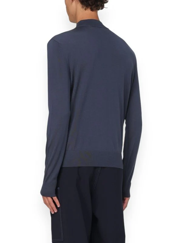Chest Logo High Neck Wool Knit - Image 3