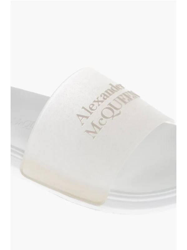 Alexander Mcqueen White Slides - Image 4