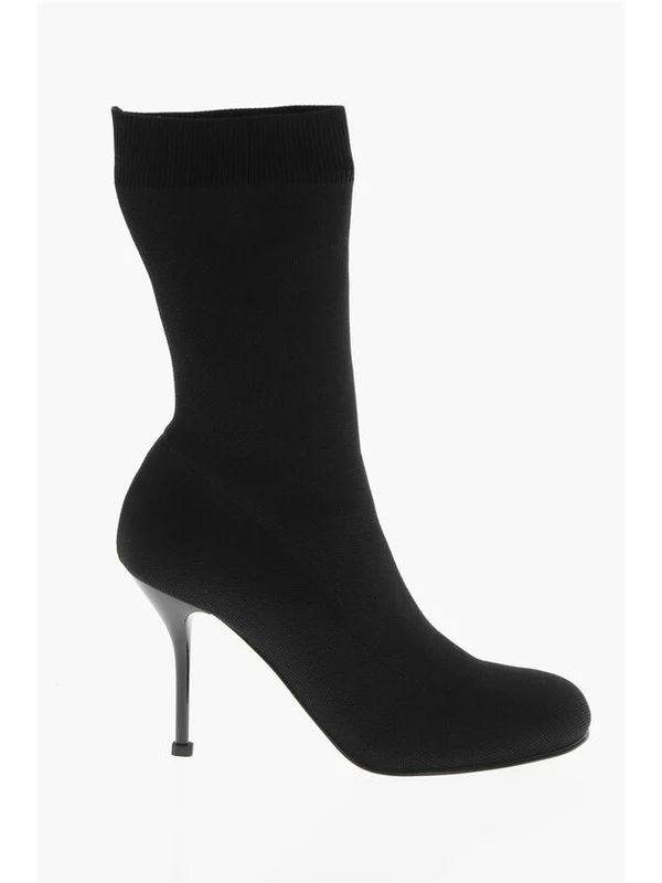 Alexander Mcqueen Black Middle Boots - Image 3