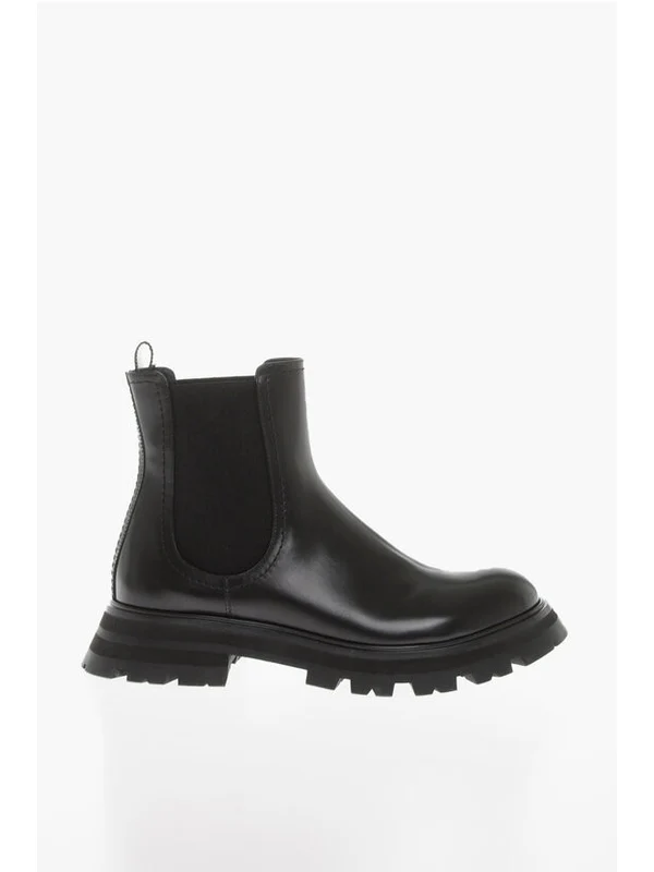 Alexander Mcqueen Black Chelsea Boots - Image 3