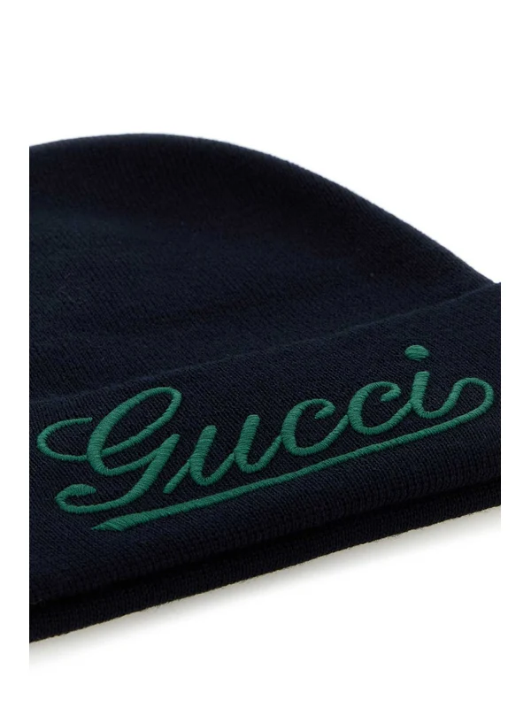 Logo Embroidery Wool Beanie - Image 3