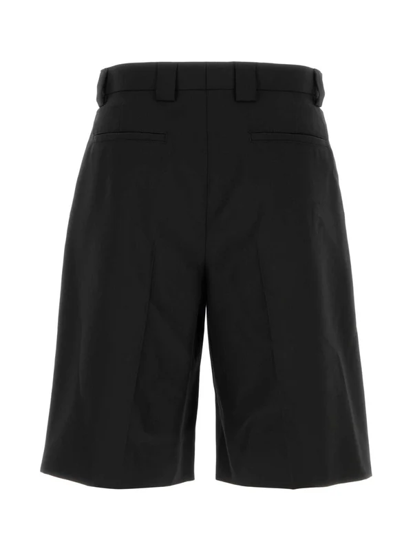 Web Pleated Bermuda Shorts - Image 2