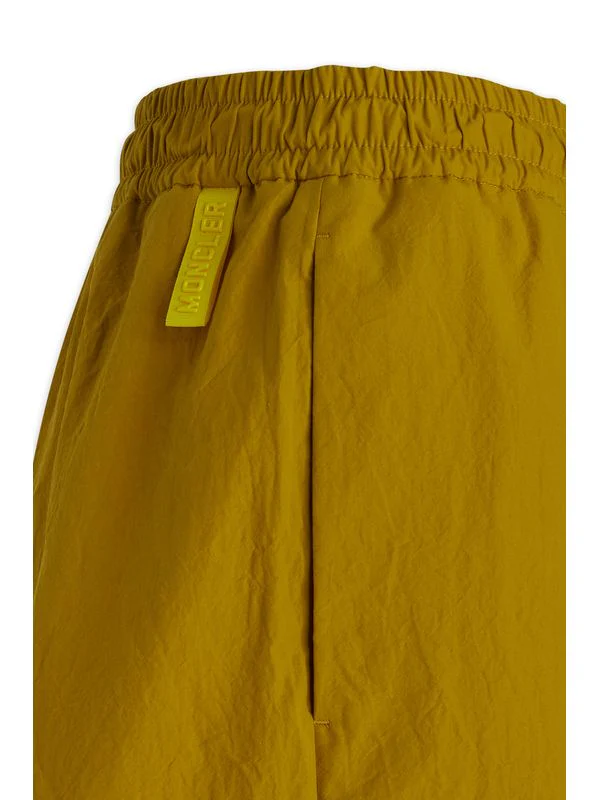 Logo Patch Drawstring Nylon Shorts - Image 3