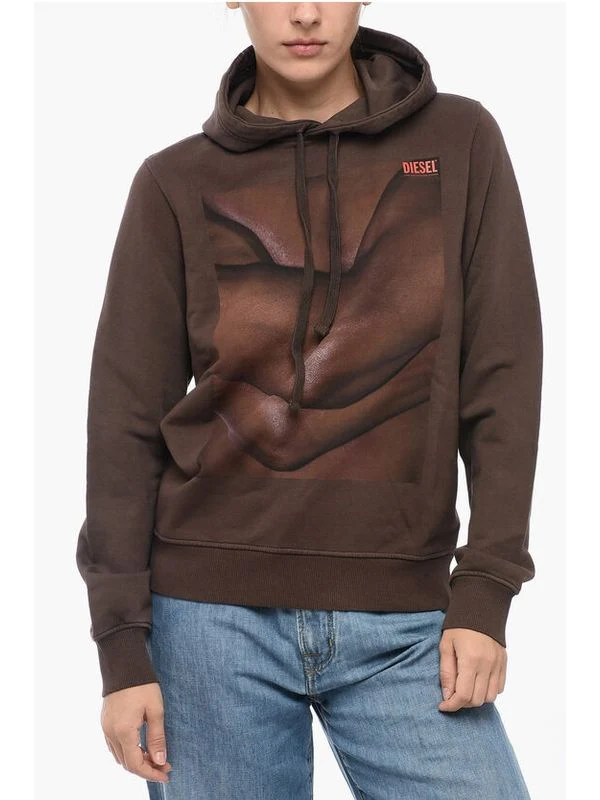All Together Printing Cotton Hoodie - Image 5