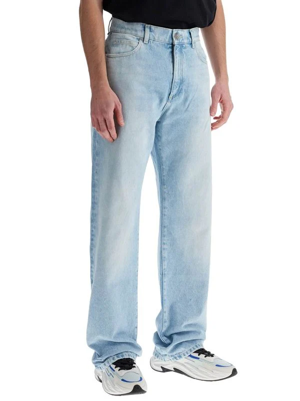 Back Logo Patch Denim Pants - Image 2