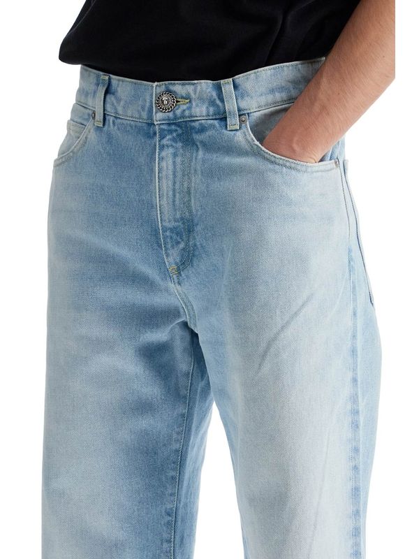 Back Logo Patch Denim Pants - Image 4